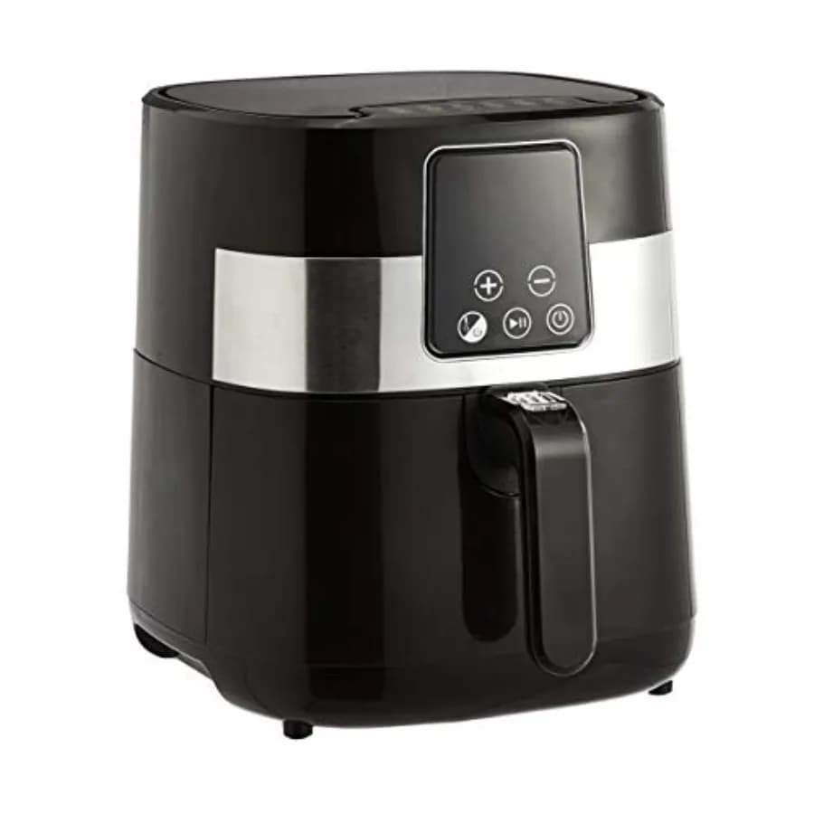 Friggitrice ad Aria Digitale 6-in-1 da 3,2 Litri con Cestello Antiaderente, Timer, Spegnimento Automatico, Schermo Touch, 1400W, 180-400°C ° Intervallo di temperatura F Bla