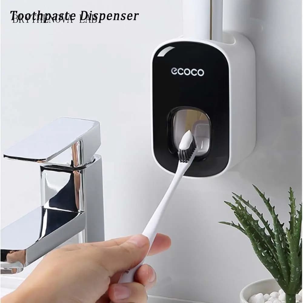 Multifunction Useful Automatic Wall Mount Lazy Toothpaste Bathroom Dispenser Accessories Toothbrush Holder Toothpaste Squeezer