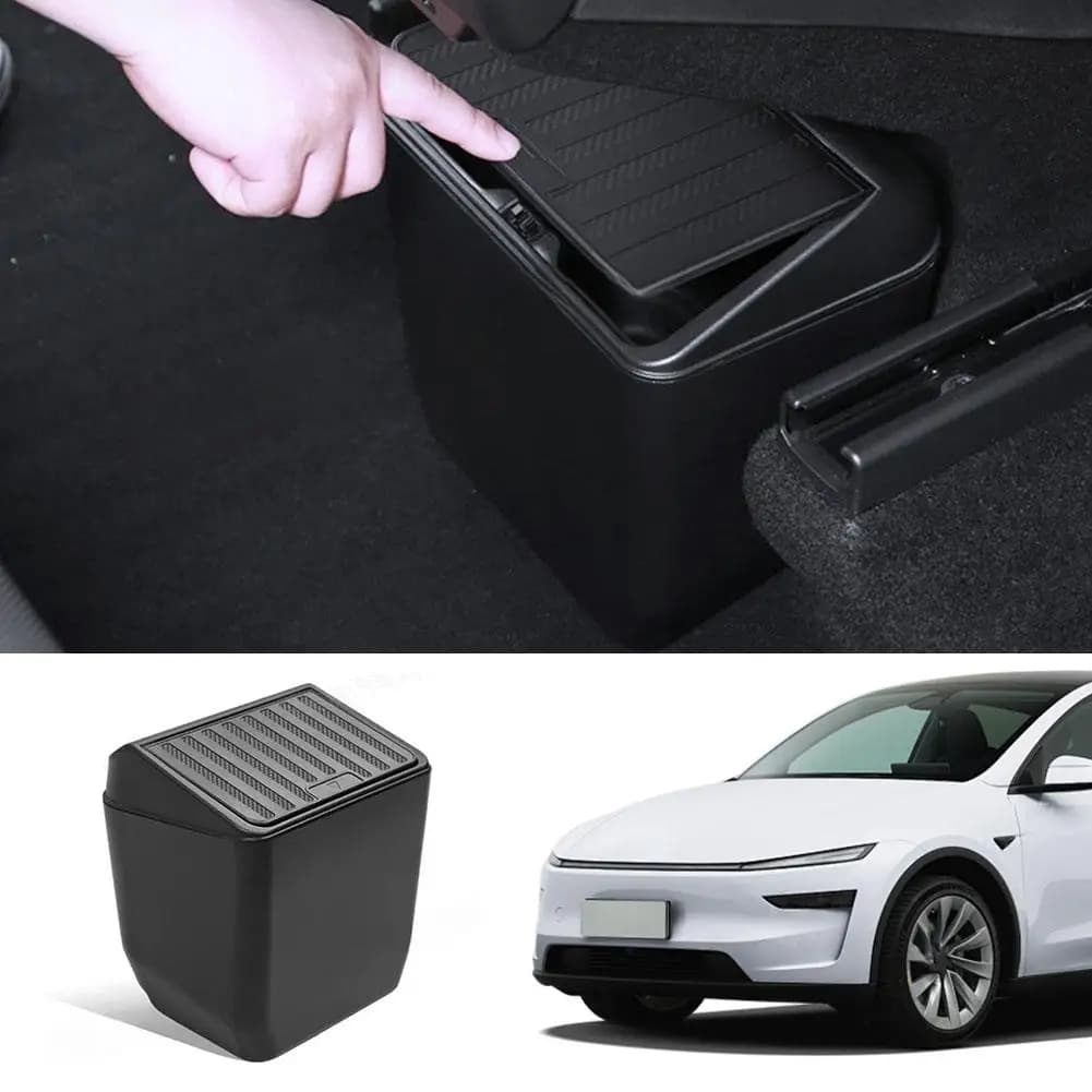 Scatola portaoggetti per portiera auto per Tesla Model Y Juniper 2025 Pattumiera multifunzionale per porta anteriore Accessori interni per auto