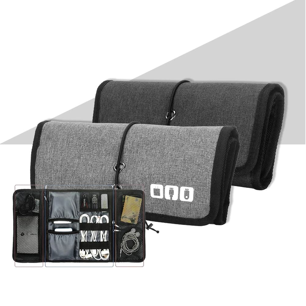 Borsa portaoggetti digitale, power bank portatile, cavo dati, cuffie, chiavetta USB, borsa portaoggetti multifunzionale