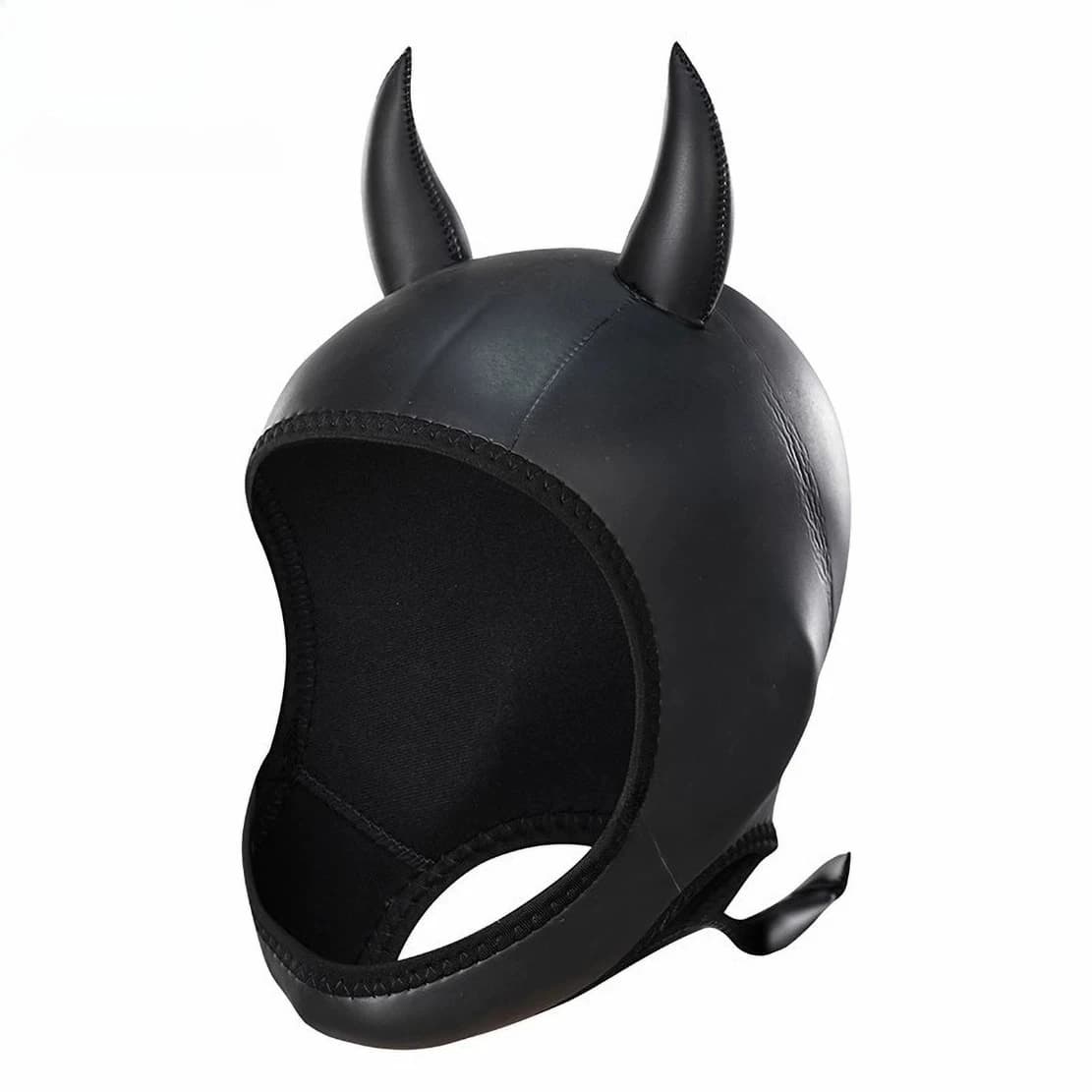 Little Devil diving head cover diving cap swimming cap personalized