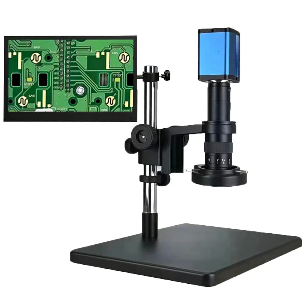 YIZHAN HD 4K 180X Zoom Microscope Camera with LED Light