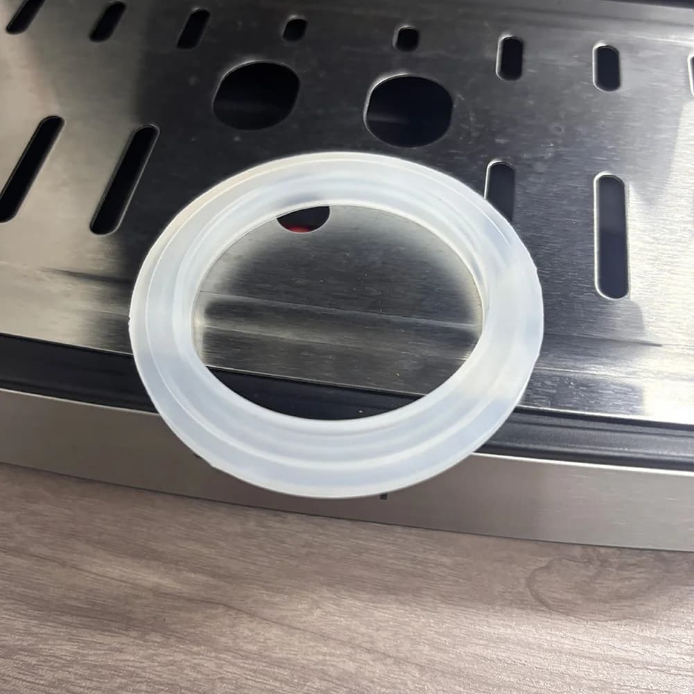 Espresso Machine Group Head Steam Ring Gasket Silicone 65x48x6mm Transparent for Zamboo Tiross CM6863 CM6826 CM3020