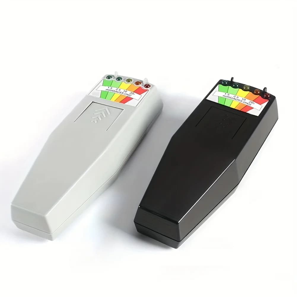 Rilevatore EMF portatile K2-5 LED, funzionamento a batteria, batterie non incluse Compatto e durevole per la ricerca paranormale e la sicurezza domestica
