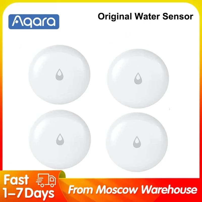 Aqara IP67 Sensore ad immersione in acqua Zigbee Rilevatore di perdite d'acqua di inondazione Allarme Sicurezza Sensore di ammollo Funziona con l'APP Mi Home Homekit