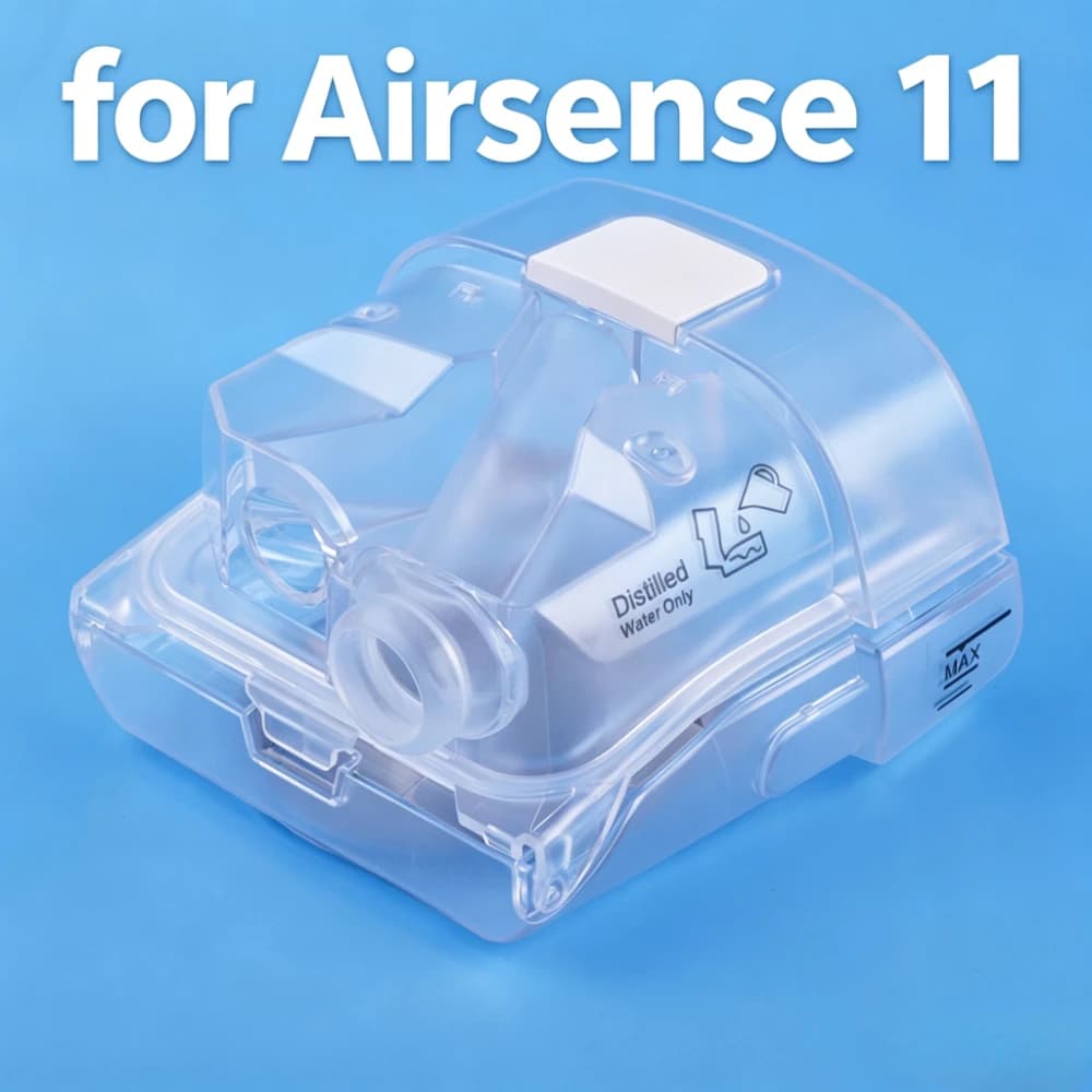 S11 Water Chamber for Airsense 11, CPAP Replacement Part Integrated Seamless Seal Moisturizing Humidifier Tank Water Tub