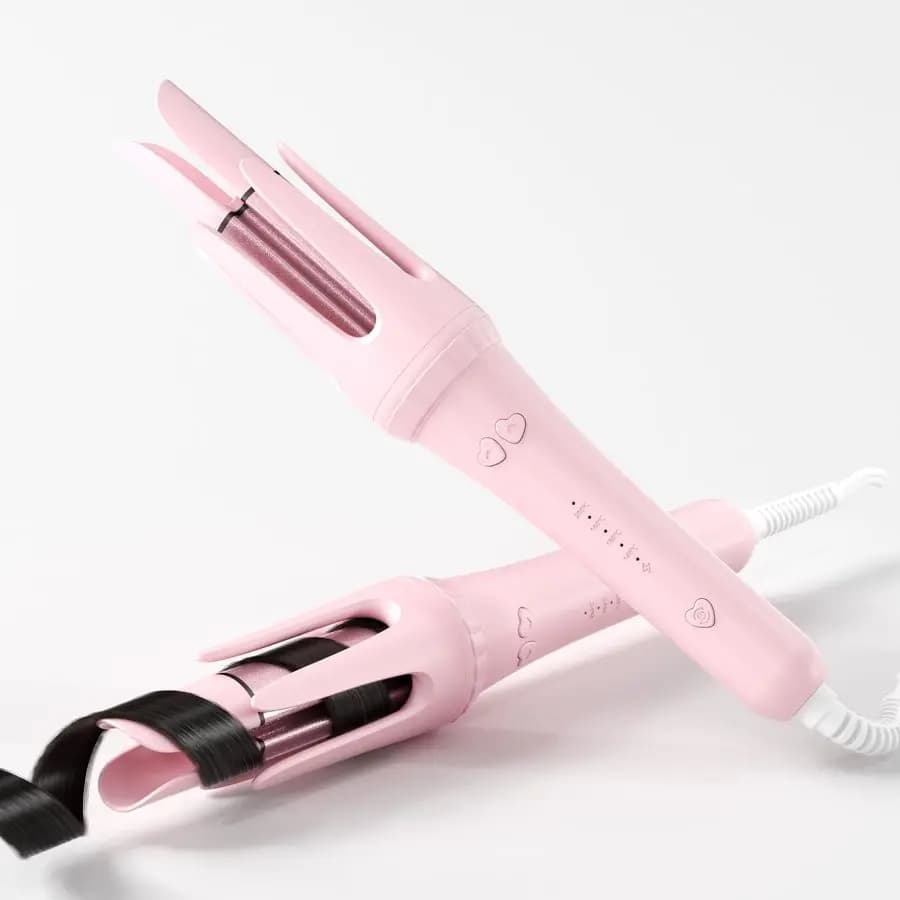 Hair curler, 1.25 inches, Automatic curling iron, Automatic shutdown, Anti-coating, Anti-crowding, Negative ions, Rotating stick to curl your hair