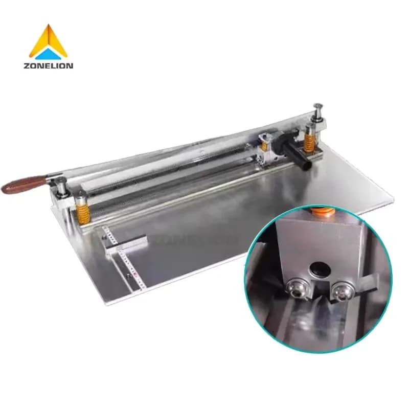 Manual V Cardboard Grooving Machine Case Wood Provided Gino Manual Paper Board Groove Cutting Machine