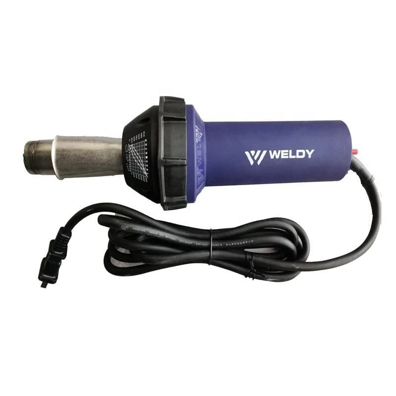 Pistola Termica Professionale Weldy 1600W, Torcia ad Aria Calda per Saldatura di Membrane in PVC e TPO, Strumento per Saldatura di Plastica