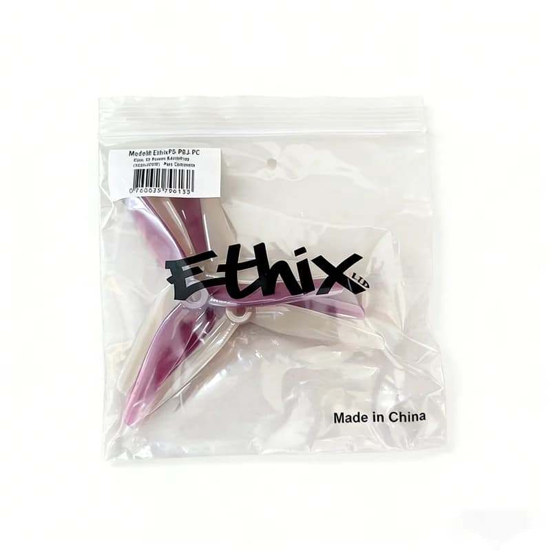 HQPROP Ethix P3 Peanut Butter & Jelly Prop 5.1" (5.1x3.5x3) - Eliche FPV a 3 pale in policarbonato (2CW+2CCW)