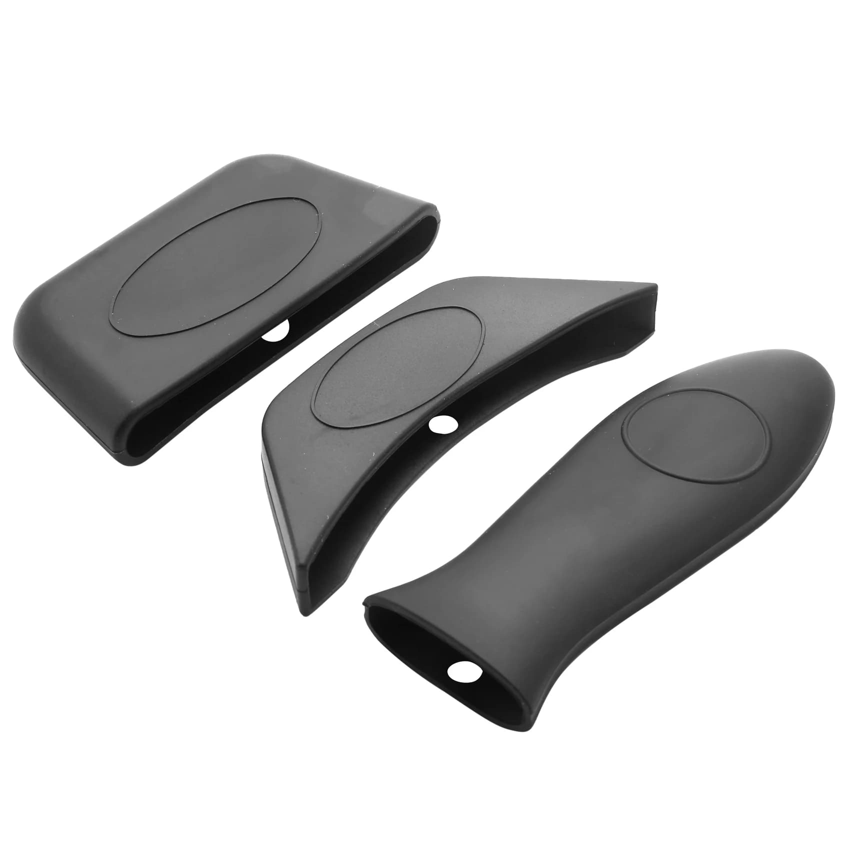 Supporto per maniglia calda in silicone (set di 3) guanti caldi per padelle in ghisa padelle padelle e piastre pentole in metallo e alluminio H