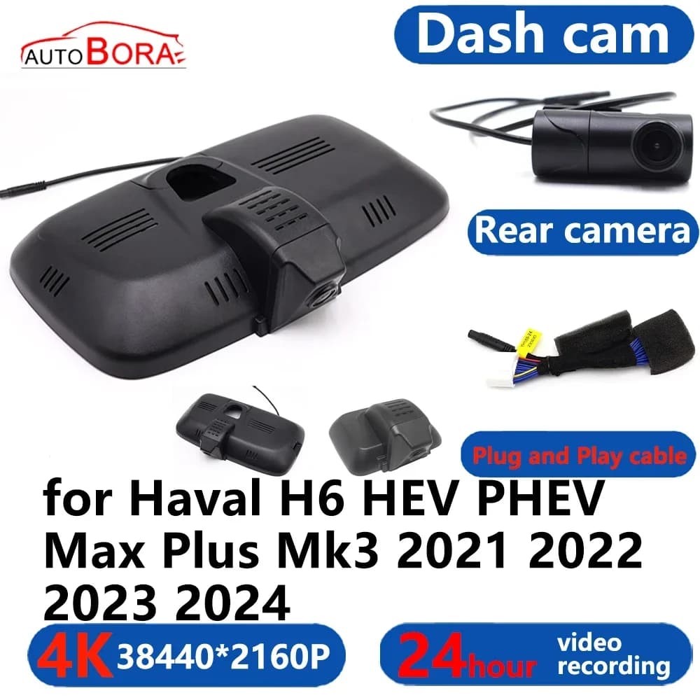 4K Wifi 3840*2160 DVR per auto Dash Cam Videocamera 24H Video per Haval H6 HEV PHEV Max Plus Mk3 2021 2022 2023 2023 2024