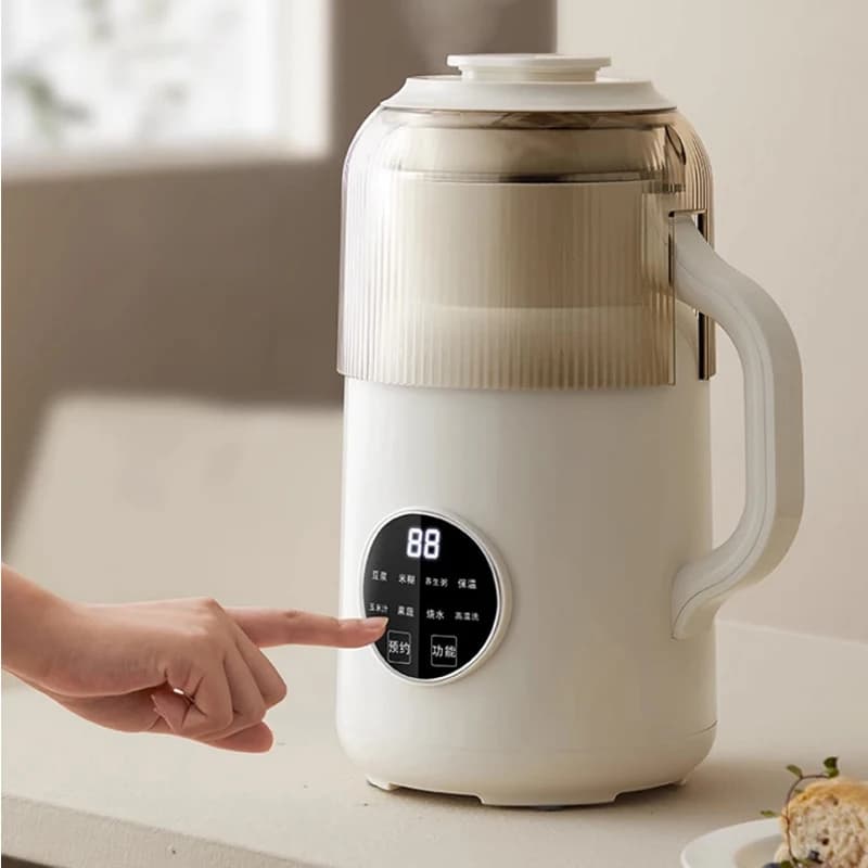 Frullatore multifunzione Mini Home Latte di soia Frullatore multifunzione da 1,5 litri Silenzioso Nessuna filtraggio Camera insonorizzata Creatore di latte di soia
