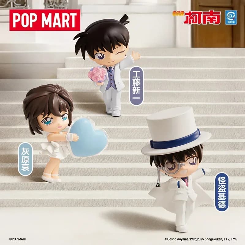 POP MART Detective Conan Anniversary Celebration Series Kawaii Anime Figure Blind Box Toys Sorpresa Mistero Regali di Natale