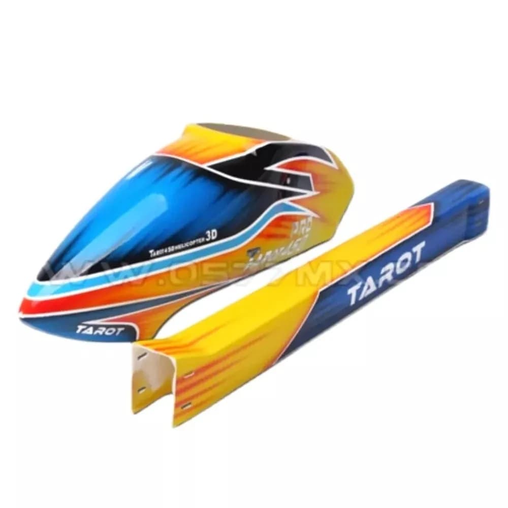 Parte di ricambio per elicottero Tarot 450 PRO DFC, tettoia in fibra di vetro per Align trex 450 Shell
