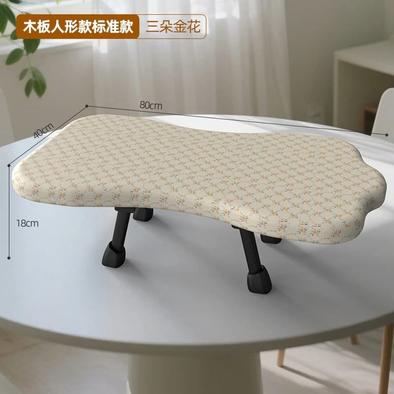 Household solid wood ironing board folding ironing clothes board electric iron large ironing clothes rack oversized insulated de