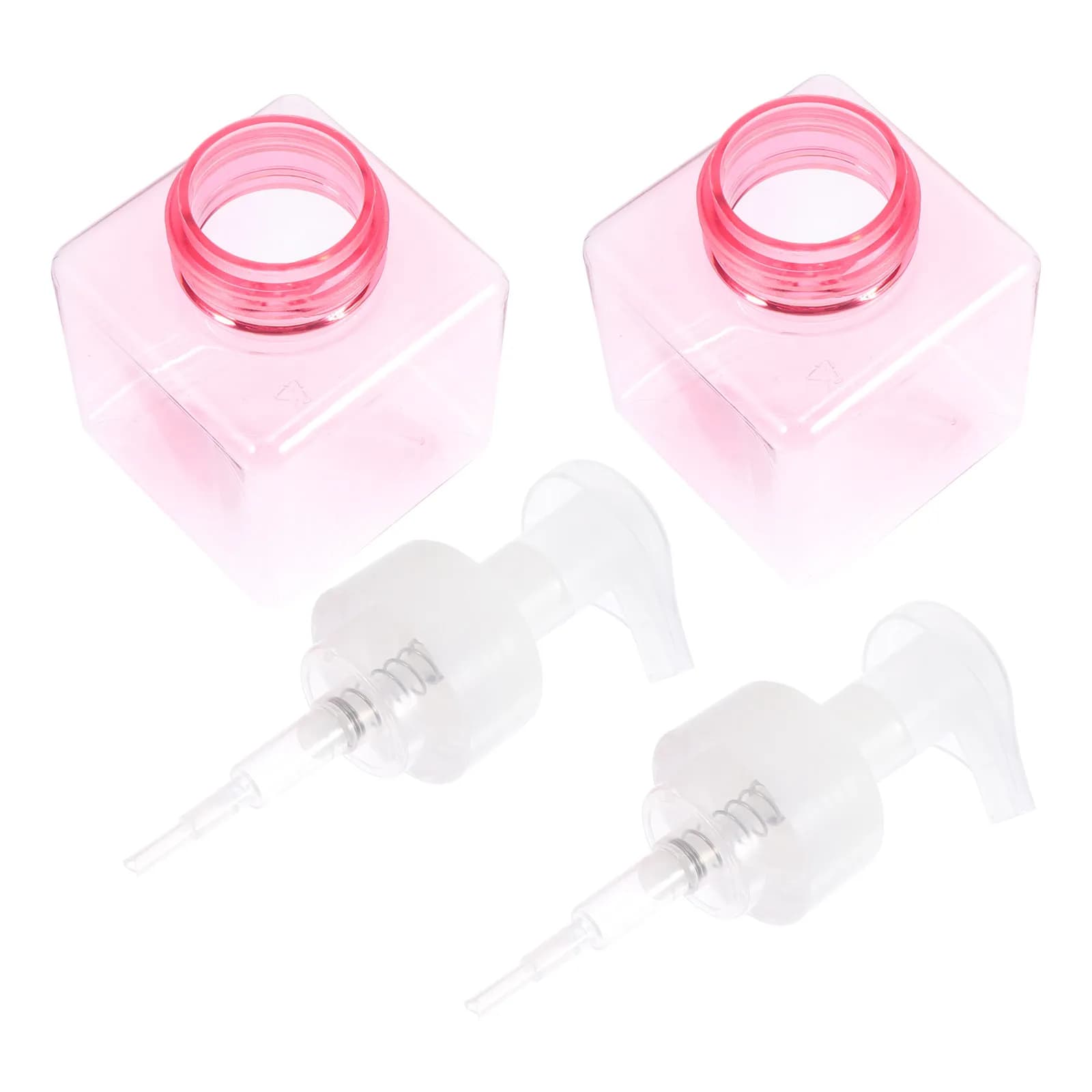 2 Pezzi Flacone Dosatore Schiumogeno da Viaggio, Dispenser di Sapone Schiumogeno in Plastica Ricaricabile per Shampoo, Bagnoschiuma, Lozione Viso