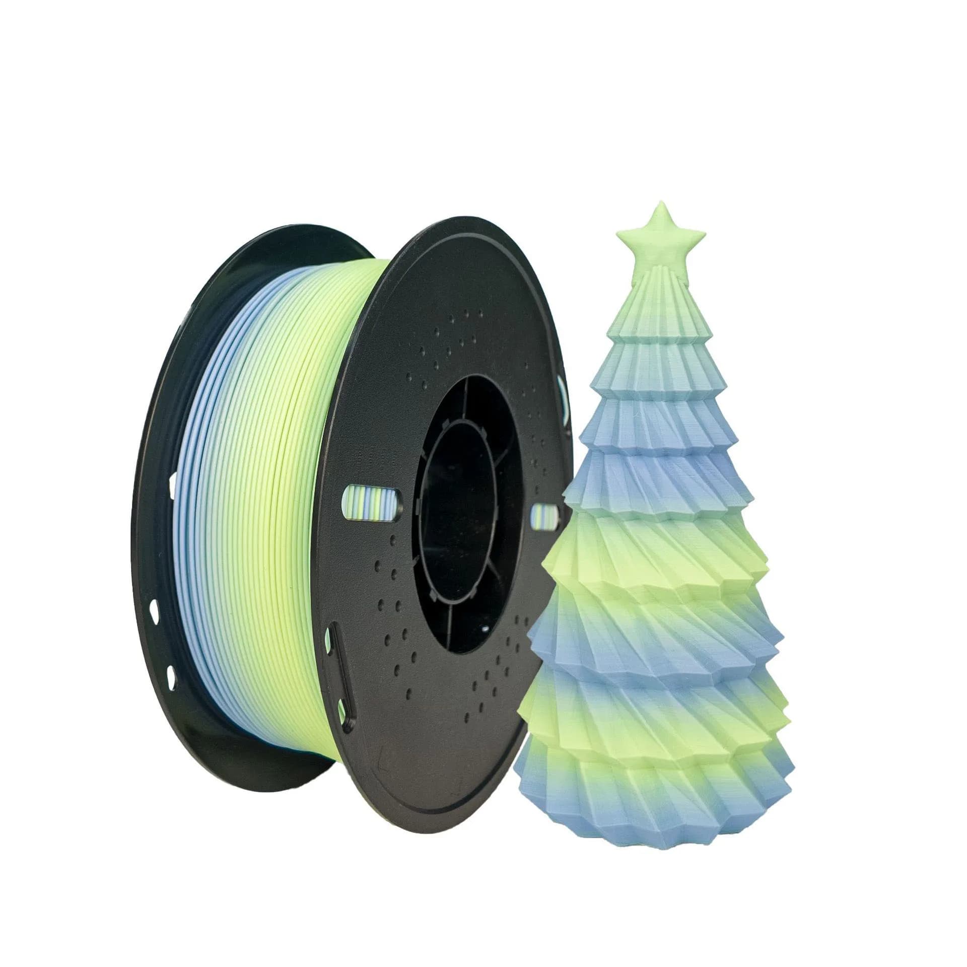1KG 3D Printer Filament 1.75mm Rainbow Silk PLA 3D Printing Filament Matte Printer Material