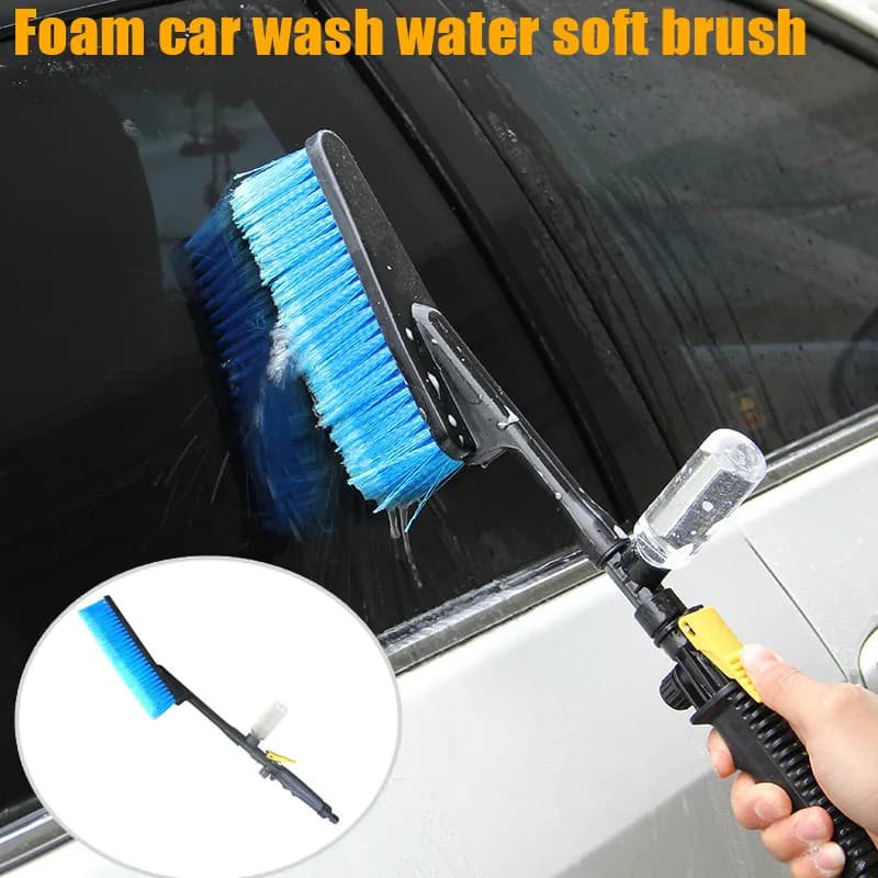Auto Washing Brush Adapter for Flexible Hose Vehicle Truck Cleaning Nozzle Water Spray Care Car Washing