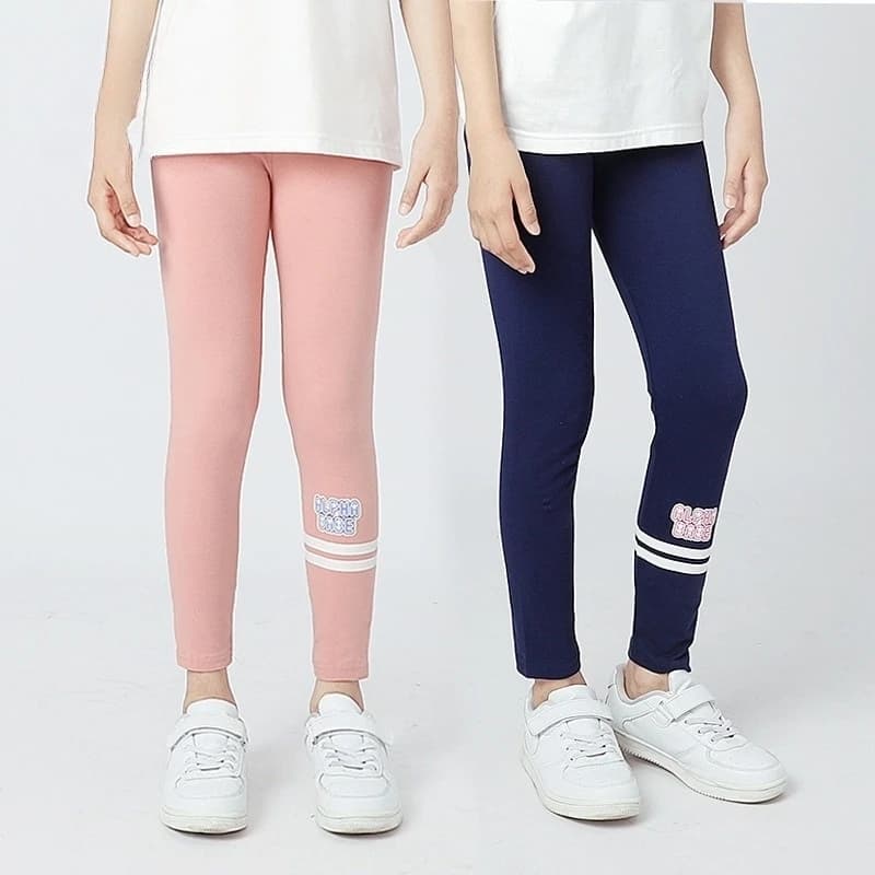Pantaloni elastici repellenti per zanzare da ragazza Leggings sportivi sottili e traspiranti stile coreano per bambini grandi Pantaloni stampati da ballo alla moda