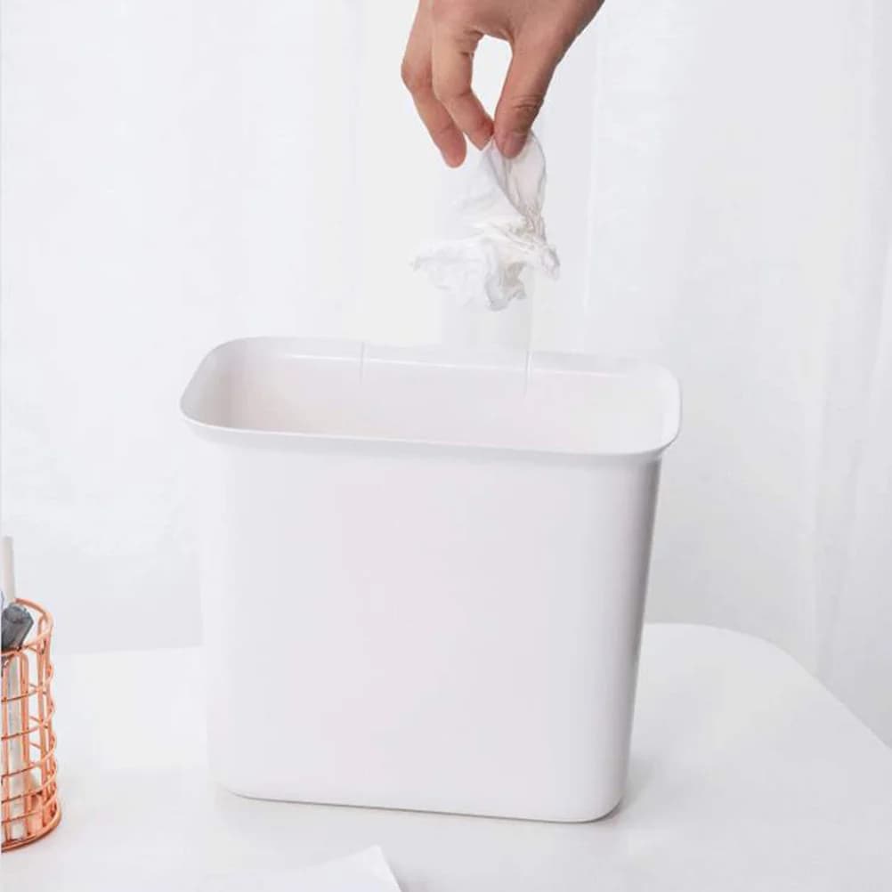 Bidone della spazzatura separato Contenitori da cucina Riciclaggio del cestino della spazzatura Ricicla il contenitore per cestini dei rifiuti sospesi per scrivania sottile per interni