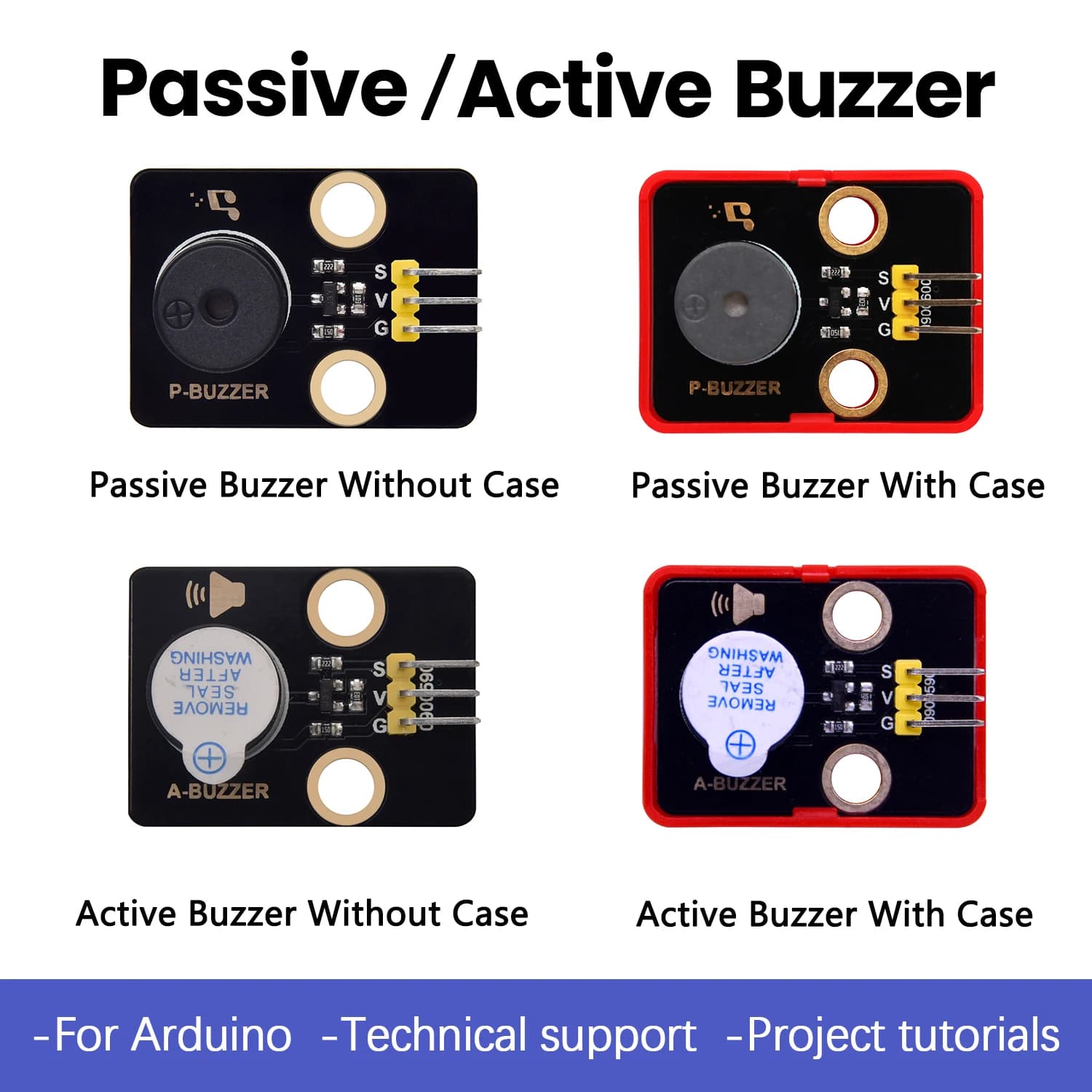 1 PC Keyestudio Electronic locks fai-da-te Active/passive cicaline module compatible with Arduino Raspberry Pi and Lego