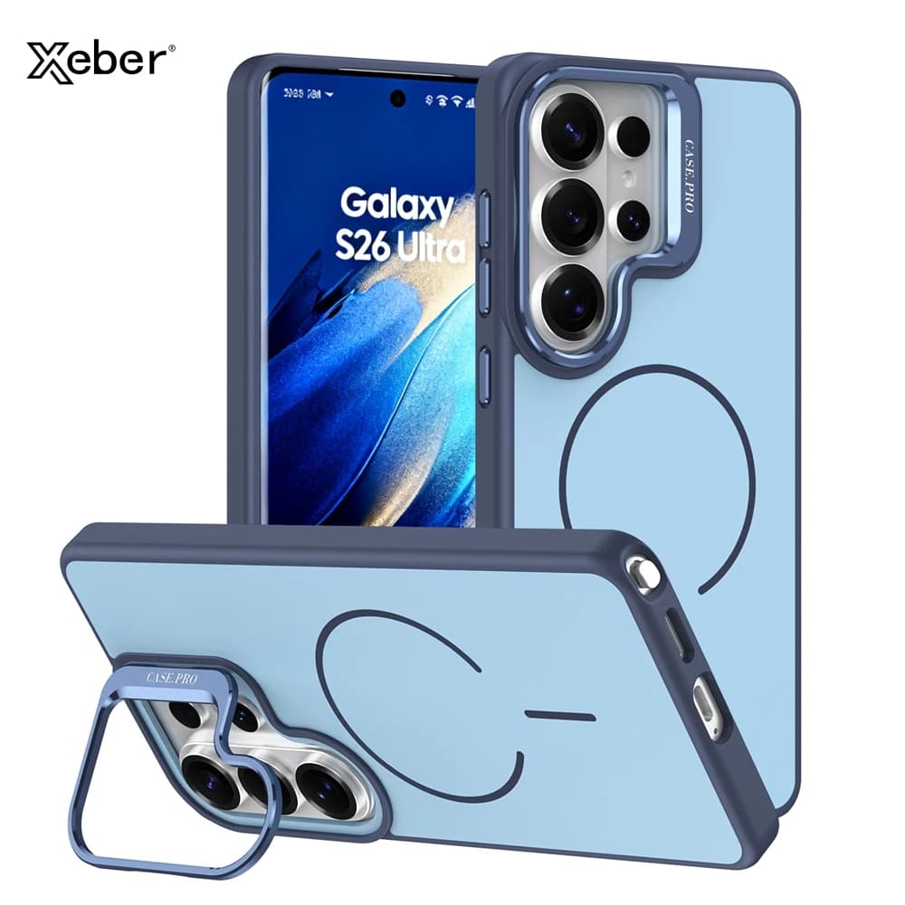 Custodia Magnetica MagSafe per Samsung Galaxy S26 Ultra S25 Edge S24 Plus S23 FE A37 A57 A52 A15 A55 A54 A25 con Protezione Lente
