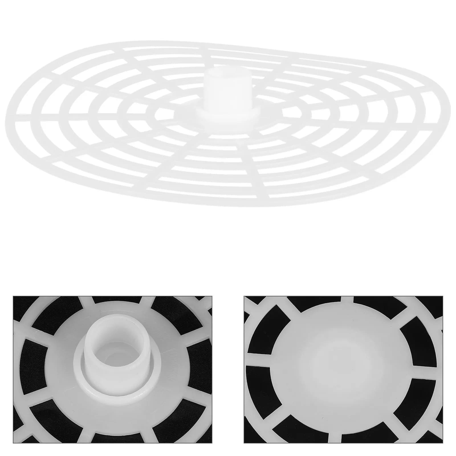 2Pcs Pickle Press Mesh Plates White Round Fermentation Weight Mesh Tool for Kimchi Sauerkraut Glass Jar Fermenting Press