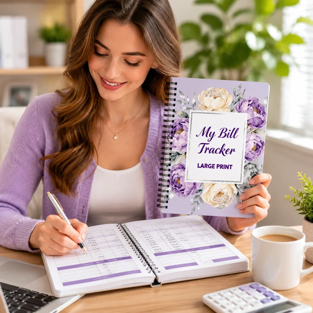1pc Planner Thick Paper for Home Finance A5 Bill Organizer Notebook Binder Expense Tracker Office Record Durable