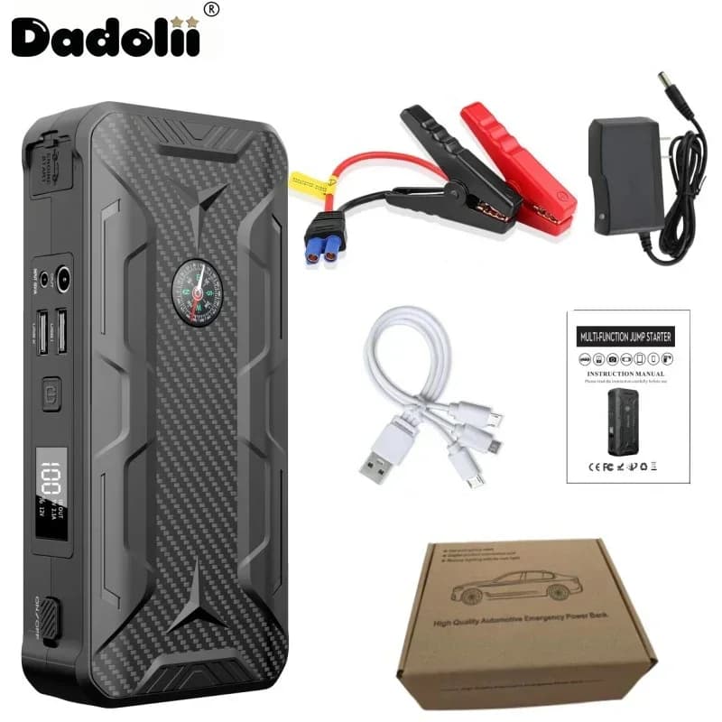 Avviatore di emergenza per auto Dispositivo di avviamento Batteria Power Bank 12V38000mAh Jumpstarter Auto Buster Booster di emergenza Caricatore per auto Salto di avvio