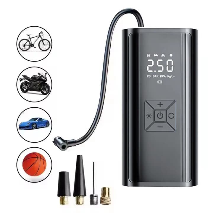 Vendita calda 150psi Pompa elettrica per pneumatici 4500mAh Mini gonfiatore wireless Compressore portatile Pompa per auto digitale