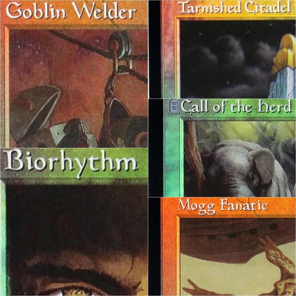 Carte Proxy Magiche TCG 'Call of the Herd/Chain of Vapor/Powder Keg' di Alta Qualità per Giochi da Tavolo e Carte Collezionabili