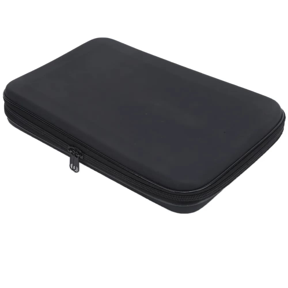 PVC Bite Alarm Hanger Box with Sponge with Zipper Bite Alarm Hanger Case Black 33*22*5cm Carp Fishing Tackle Box