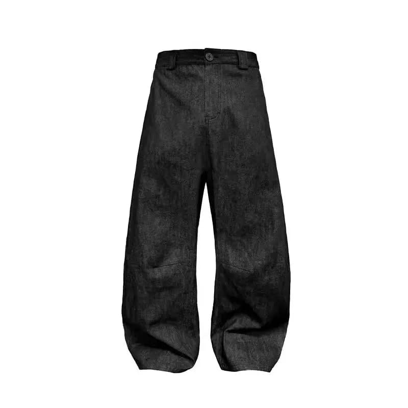 Women's High Waist Jeans Harajuku Vintage BF Style Streetwear Denim Pants Wide Leg Femme Fashion loose all-fly