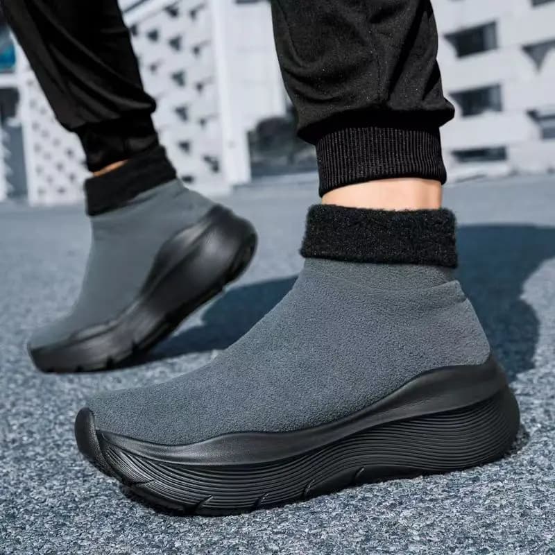 2026 Articoli moda autunno inverno caldo addensato coppie adatte da uomo versatili comodi stivali di cotone casual leggeri
