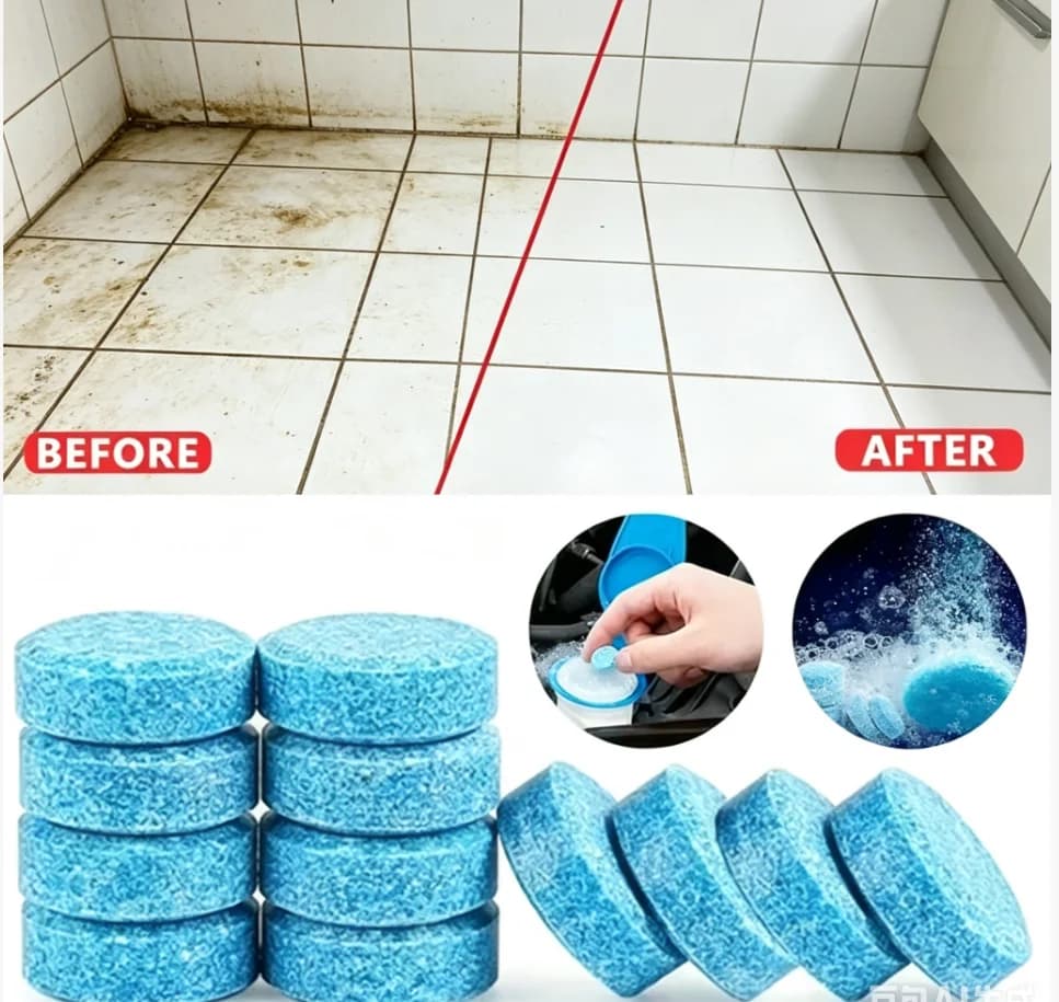 300/10pc Solid Cleaner Car Windscreen Cleaner Effervescent Tablet Auto Wiper Glass Solid Cleaning Concentrated Tablets Detergent