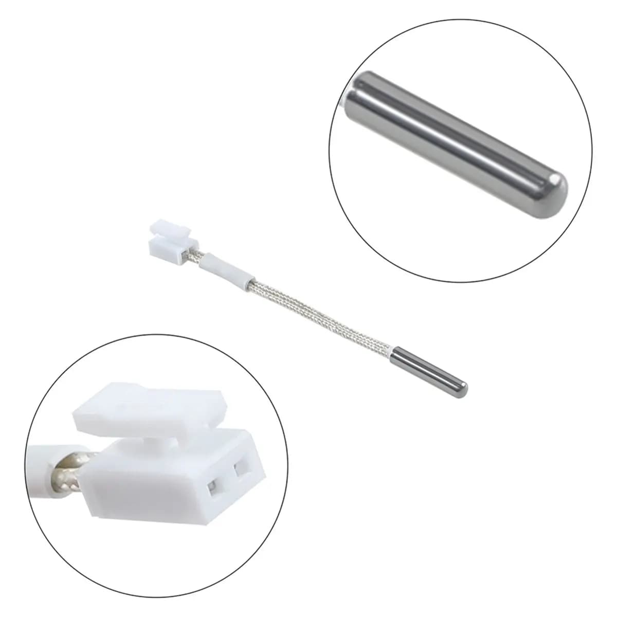 ABAN For K2 Plus Hotend Thermistor and Ceramic Heating Tube High Quality for K2 Plus 3D Printer Parts