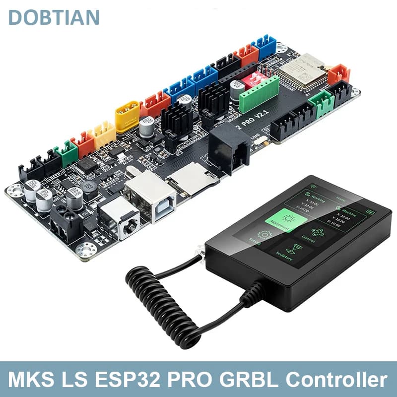 MKS LS ESP32 PRO GRBL Controller TMC2209 Driver WIFI Bluetooth Touch Screen per Twotrees TTS-55/10 PRO Incisore Laser