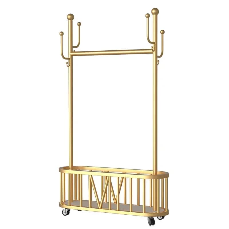 Clothes rack Living room coat hangers Gold coat hangers Hats door Modern shelves Burro Ropa Whyro Furniture for clothing stores