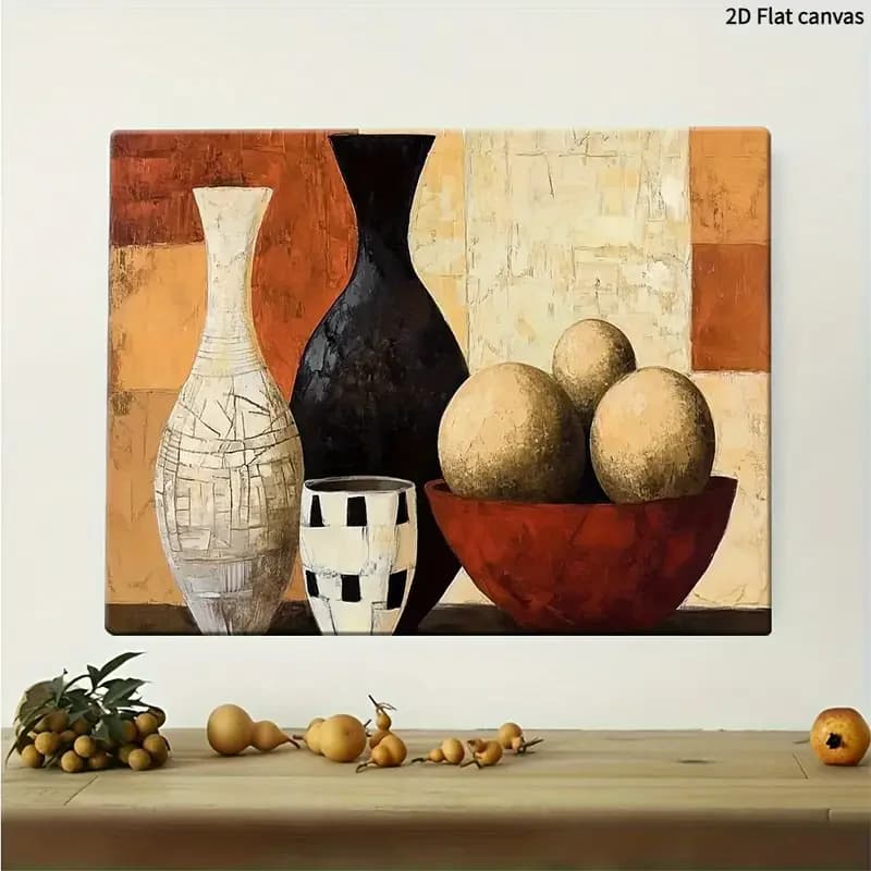Vaso astratto moderno poster e stampe su tela pittura immagine di arte della parete per soggiorno decorazioni per la casa senza cornice