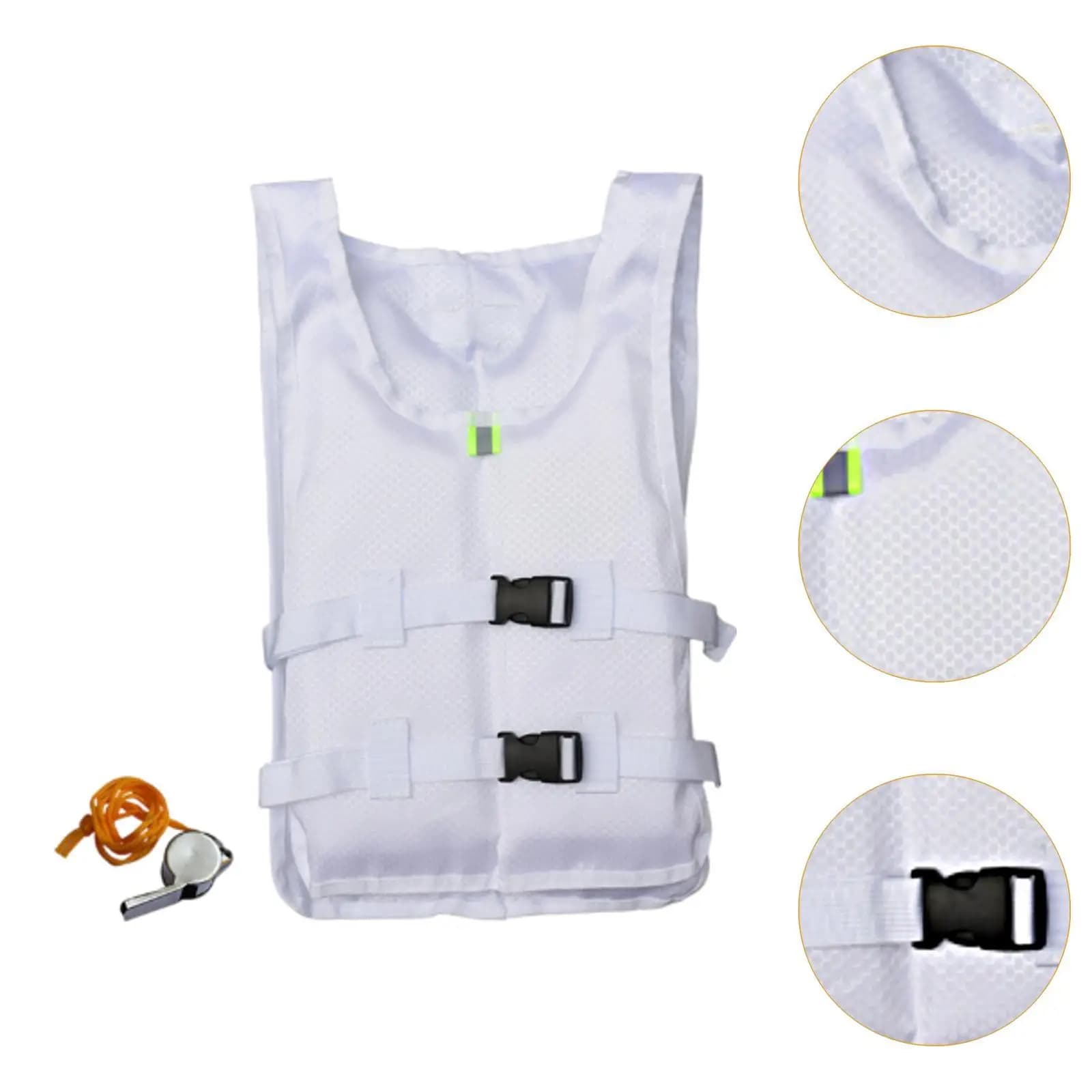 Life Jacket Comfortable Lightweight Multifunction Paddle Vest with Whistle for Wakeboard Kayak Fishing Pontoon Boat Water Sports