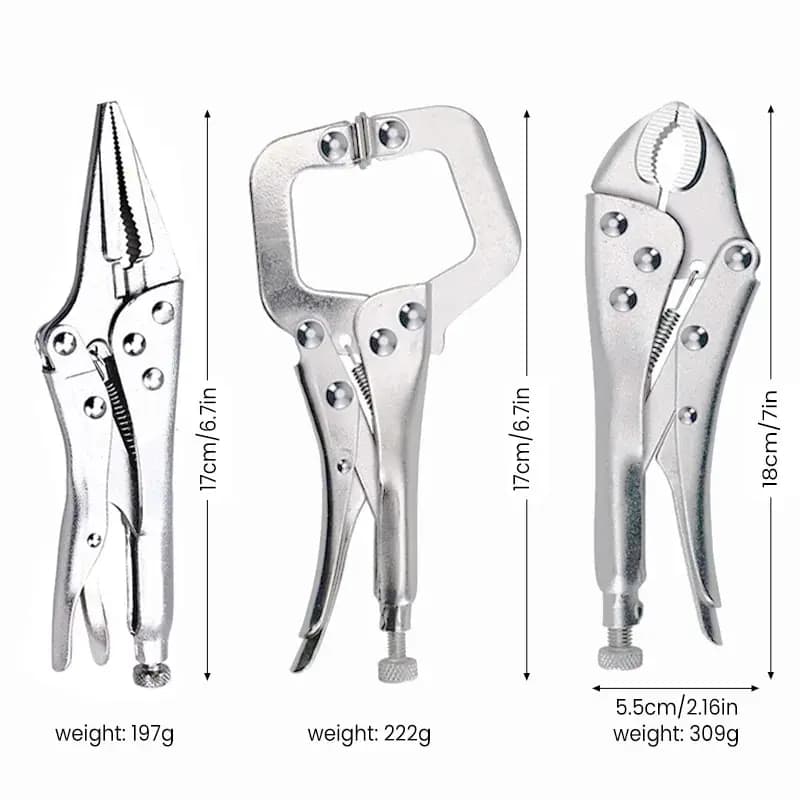 AIRAJ 7 inch multifunctional caliper, clamp for carbon steel electrician, anti-slip maintenance, durable manual tool