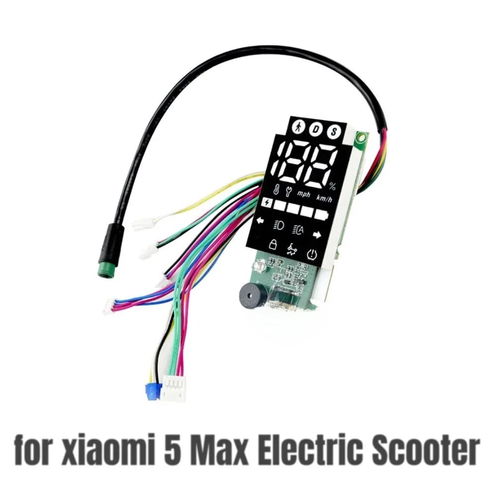 For Xiaomi 5 Max Electric Scooter Display Panel Dashboard Instrument Meter Circuit Board Replacement Part With Speed For Battery
