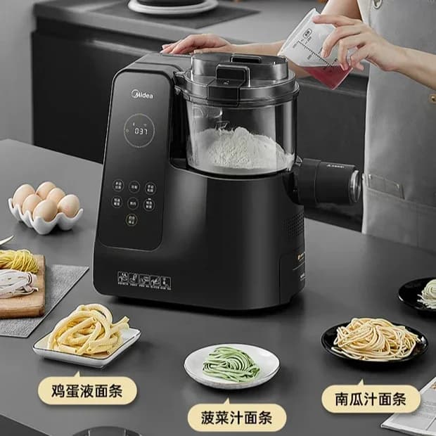 macchina per noodle completamente automatica per la casa, pressatura intelligente per noodle, presa verticale, teste multiple, macchina per pasta automatica