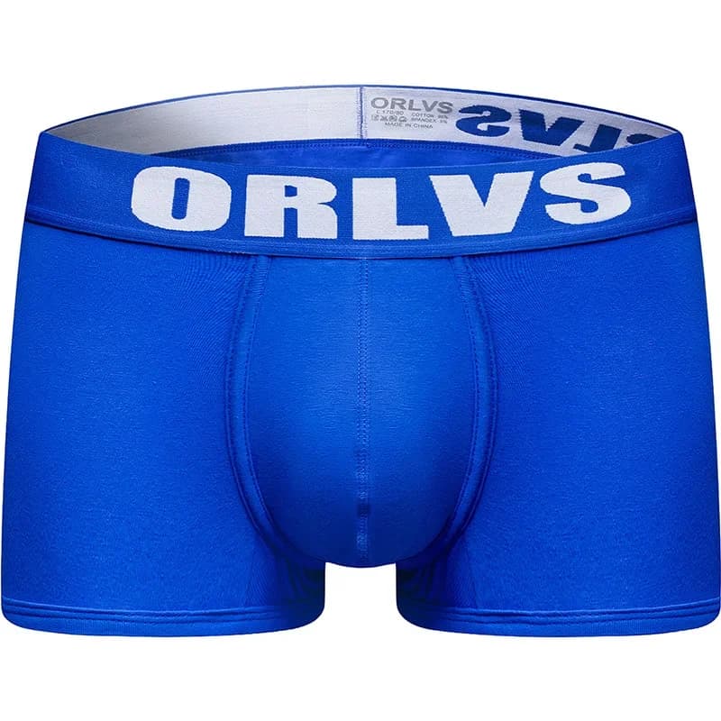 Intimo semplice da uomo in cotone, body a vita bassa che scolpisce l'anca, boxer traspiranti OR125