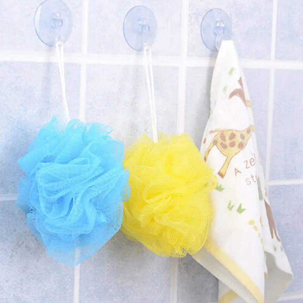 12 Pezzi Ganci a Ventosa Resistenti Trasparenti in PP, Ganci da Parete per Cucina Bagno Armadio, Senza Foratura, Multiuso