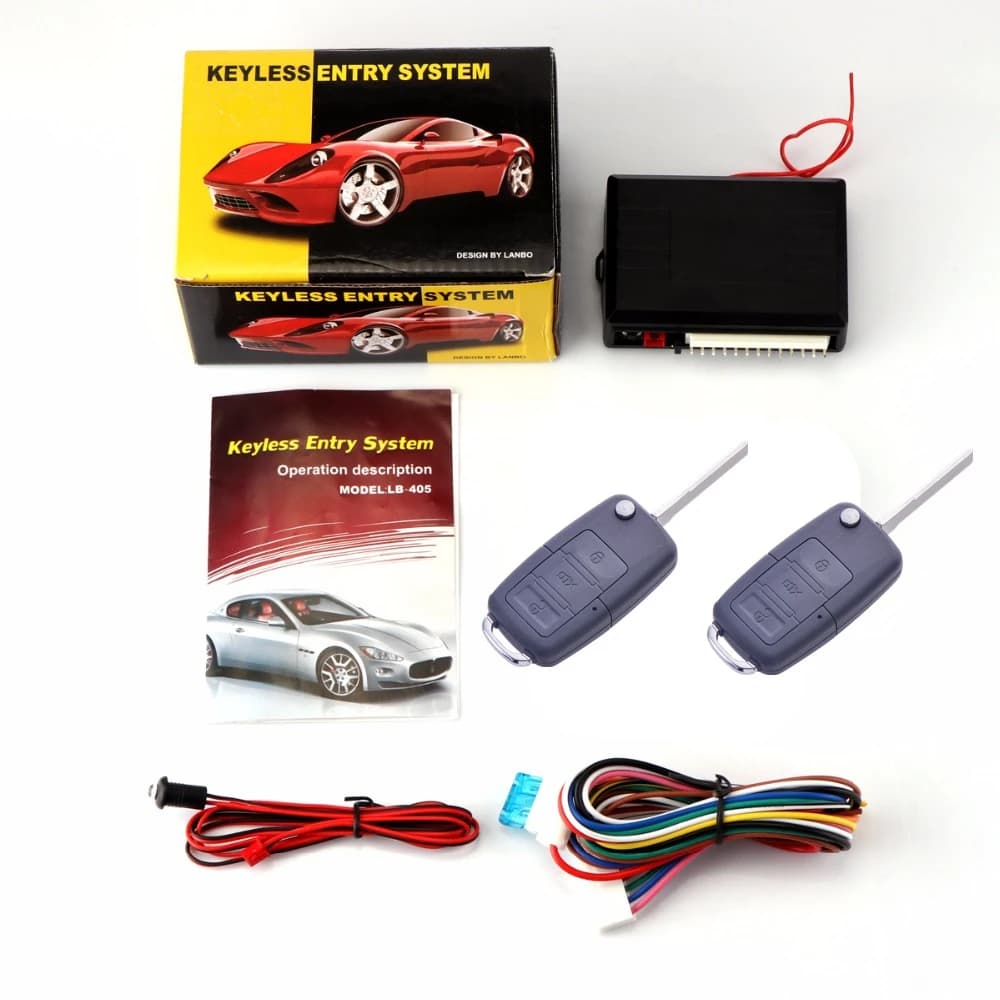 Serratura centralizzata Sistema di accesso senza chiave Chiusura centralizzata Accessori per allarme per auto Porta Finestre Chiave per bagagliaio telecomando Fai da te universale