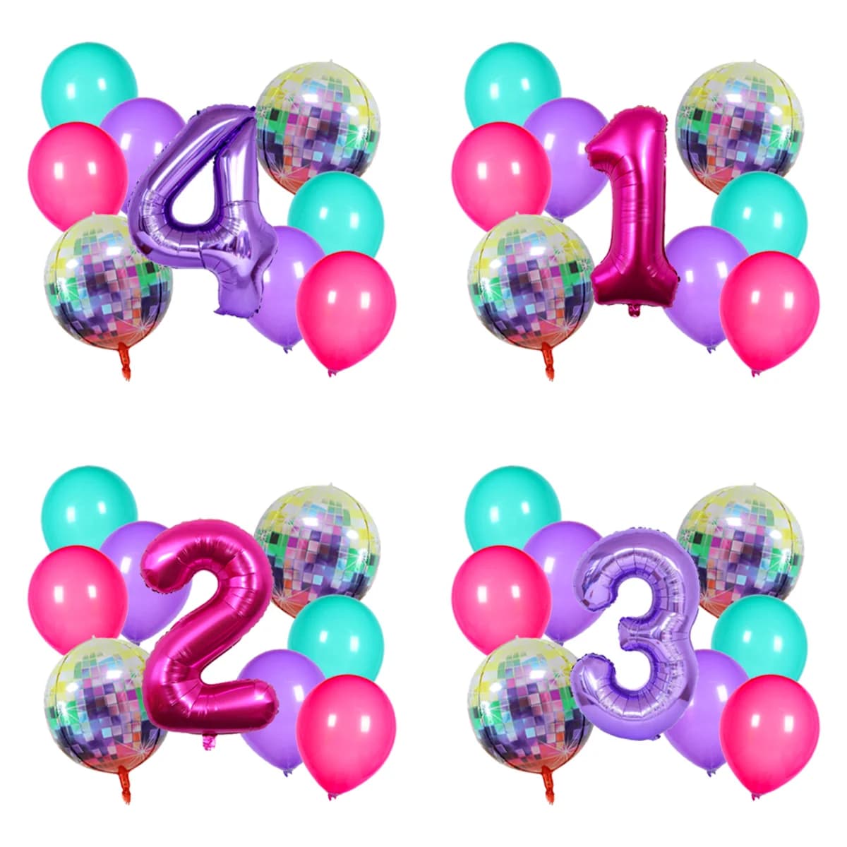 Set di Palloncini a Forma di Numero 0-9 per Decorazione Festa di Compleanno Bambini, Baby Shower, Forniture per Feste, Regalo Giocattolo