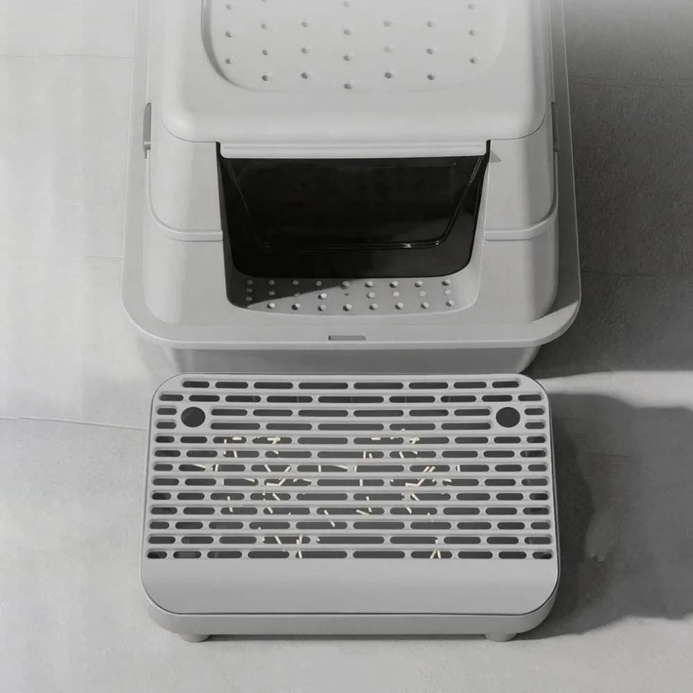Pet Supplies Double Layer Cat Step Filter Pedal Splash-proof Plastic Pet Pedal Step Stool Non Slip Cat Litter Catcher for Cats