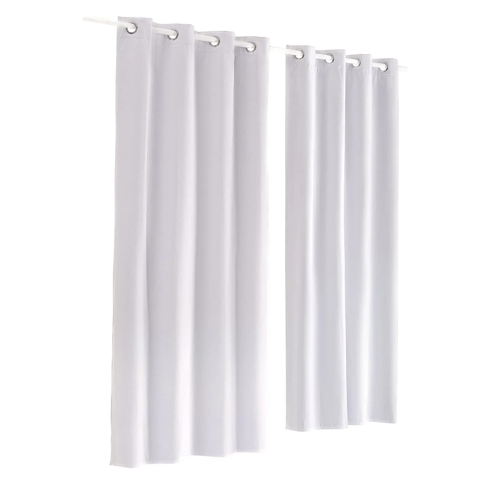 Tende Oscuranti, Set di 2 Pannelli Lunghezza 84 Pollici, Larghezza 52 Pollici Ciascuno, Tende Termoisolanti 100% Oscuranti, Blocco Luce, 3-L